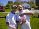 Another of the suppliers, John Harvey of Humpty Dumpty products, at our Maynard Lake cleanup-June 2004