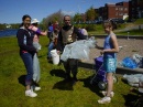 A `klingon' (from outer space?) descended at our Maynard Lake cleanup-June 2004
