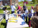 Mayor Peter Kelly serving the young at our Maynard Lake cleanup-June 2004