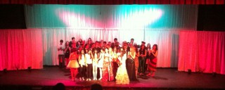(Image: Models, Organisers and Designers
  on Stage for Finale)