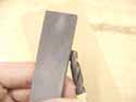 Preparing a drill to drill brass