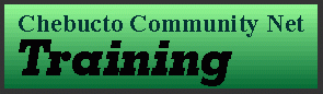 Chebucto Community Net
Training