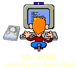 (Image: `DOS Boy' at the Computer)